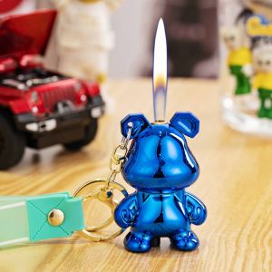 HỘP QUẸT - BẬT LỬA MÓC KHÓA GA HÌNH GẤU BEAR-BRICK TRƠN BÓNG