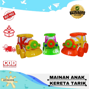 Mainan Anak Kereta Tarik Led Mini Edukasi Acekids -M534