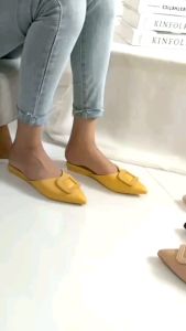 Sandal flat wanita sendal mules import SIMONCELLI