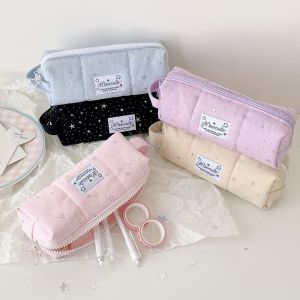 TANTUANG Dung lượng lớn Hộp đựng bút chì Ngôi sao Di động Túi đựng bút chì Kawaii Đa chức năng Túi đựng văn phòng phẩm Quà tặng học sinh
