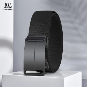 LouisWill Men Belt Outdoor Tactical Belt Free Adjustable Belt Nylon Waistband Youth Sports Canvas Pant Belt Simple Nice Waistband Nylon High Strength Adjustable Outdoor Belt