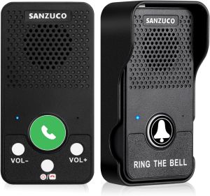 Wireless DoorbellDoorbells Hands Free Communication Full Duplex Waterproof Door Bell 1000 Feet Range Rechargeable with 4 Melodies 8 Volume Levels