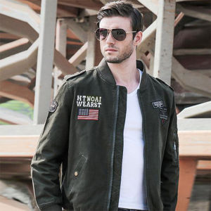 Áo khoác Pilot nam phong cách lính chất liệu dày