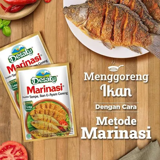 Desaku Bumbu Marinasi Tempe Ikan Dan Ayam Goreng Organic Halal