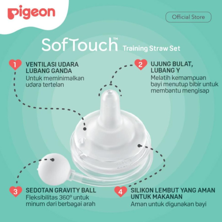 Pigeon%20Softouch%20Training%20&%20Drinking%20Straw%20Set%20Dot%20dan%20Sedotan%20Botol%20Susu%20Bayi%20-%20Image%206