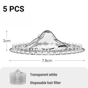 5/20Pcs Disposable Floor Drain Filter Anti Blocking Filter Screen Hair Stopper Mesh Covers Bathroom Tool Accessories
