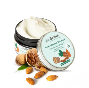 Nat Habit Multi-Nut Shea Omega-3 Fresh Whipped Skin Malai - 120 gm