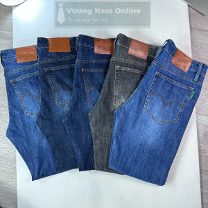 Quần jean nam chất bò LOẠI XỊN wash đẹp co giãn ống suông vừa cao cấp HÀNG XƯỞNG VN VNO109