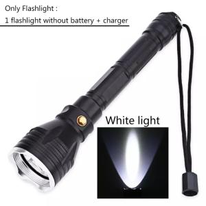 Professional Powerful led Waterproof Scuba Diving Flashlight Diver Light LED Underwater Torch Lamp