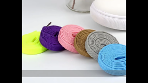 1 Pair Flat Sneaker Shoelaces 8mm Wide Universal Fit Colored Shoes Laces for Trainers and Board Shoes Boot Strings