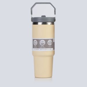 【Free Cup Brush】750ml 316 Stainless Steel Portable Thermos Cup Leakproof Insulated Tumbler For Student Car Travel