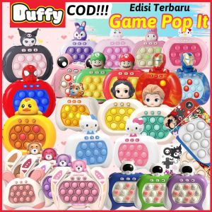 Mainan Pop It Elektronik Anak Generasi 3 - Tekan Mesin Permainan Gelembung Dorong