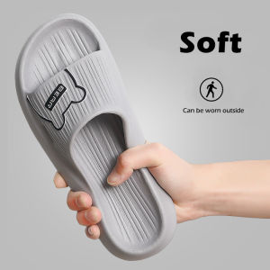 Men Slippers Bathroom Non-Slip Slides Women Home Casual Shoes Summer Beach Sandals Couple Outdoor Flip Flops Big Size 46 47