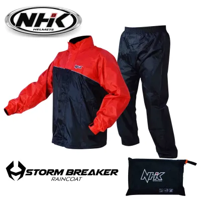 NHK Raincoat STORM BREAKER Waterproof Motorcycle Riding Raincoat