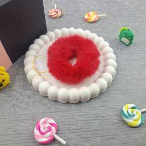 Ikat Karet Rambut Kuncir Chibi Scrunchie Jepang China Korea Warna Warni Pelangi Elastis Bulu Halus Wanita Anak Reamaja Cewek Dewasa KARET BERBULU WARNA WARNI POLOS KUNCIRAN KOREA Jepang Thailand STYLE MURAH