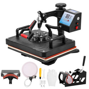 🏆JARD 5 in 1 Heat Press Machine Sublimation Machine Heat Press Printer for T-shirts Plates/Cap/Mug/Phone Covers/pen/football etc