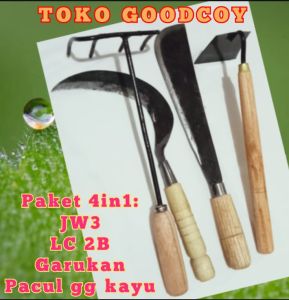 alat berkebun paket lengkap isi 4pc