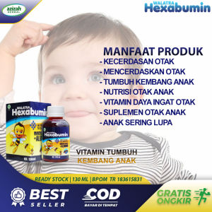 Walatra Hexabumin 100% Asli Untuk Kencerdasan Otak Anak Membantu Tumbuh Kembang Anak Usia 1 Sampai 12 Tahun Vitamin Daya Ingat Otak Anak Madu Plus Albumin Ikan Gabus