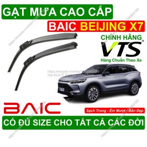 Gạt Mưa Kính Lái BAIC Beijing X7 Cặp Gạt Mưa Kính Lái Cho Các Dòng Xe BAIC Beijing X7 Có Đủ Size Cho Các Đời