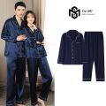 Bộ Ngủ Pijama THE 1997 MENSWEAR Nam Nữ Chất Lụa Satin Mềm Mại Cao Cấp STD1. 
