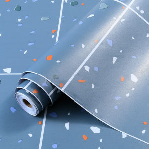 ลื่นชั้น สติ๊กเกอร์ หนาห้อง น้ำวอลล์ เปเปอร์ กาวตน เอง พื้นห้องครัว ลื่นกระเบื้อง สติ๊กเกอร์ติดผนัง