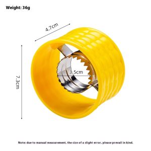 อุปกรณ์ที่ใช้ในครัวปอกข้าวโพดในครัวเรือนทำจากพลาสติกแบบหมุนด้วยมือของ LEBI Mesin Perontok Biji Jagung ปอกข้าวโพด