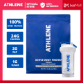 ACTIVE WHEY PROTEIN 5LB With Shaker Bottle 100% Whey Protein Powder. 