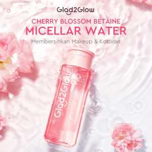 Glad2Glow Cherry Blossom Betaine Micellar Water 130ml | 230ml | 300ml | G2G