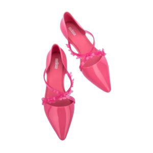 2023 Official store Melissas shoes for women elegant style Hollow soft sole ladies Flat sandals
