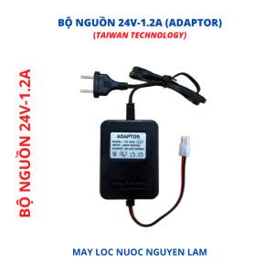 Bộ Nguồn Adaptor 24V - 1.2A Dùng Cho Bơm Máy Lọc Nước RO - Dàn Phun Sương
