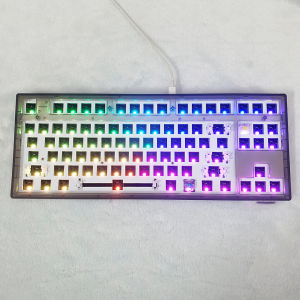 Bộ KIT bàn phím cơ FL-Esports MK870 RGB - Mạch xuôi - Sẵn foam - Hàng chính hãng