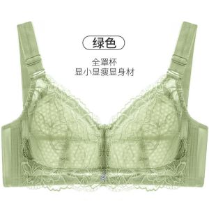 ❀Big cup bra! Ultra-thin plus size breathable bra! Lace large cup without underwire bra. 34-40B / C / D / E