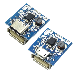 Pack of 10pcs 5V Step Up Board for Lithium Charging Protections with Build-in Intelligent Temperature Control