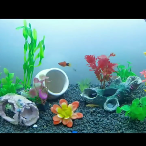 14pack Artificial Landscaping Plant Fish Tanks Decoration Natural Unique Plant for Home or Office Use