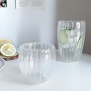 Pack of 2 Double Layer Borosilicate Glass Cup Heatproof and Easy to Clean Mugs for Everyday Use at Homes or Work