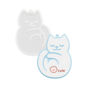 Đáng yêu nhựa Keychain khuôn mẫu cho người mới bắt đầu có tính năng linh hoạt Silicone và đơn giản demolding thiết kế