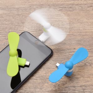 New ultra-thin folding fan  desktop silent charging treasure mini portable hanging neck wind fan