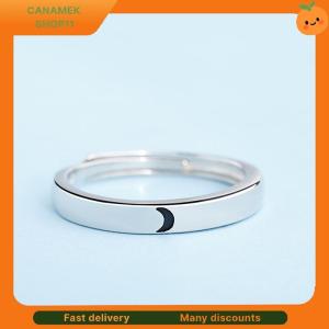 ❣️❣️❣️ Fashion Opening Adjustable Sun Moon Couple Rings For Wedding Anniversary Gift