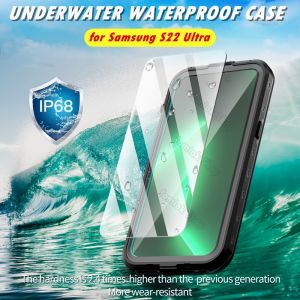 [Redpepper] Underwater 5M Swimming Waterproof Phone Case Clear Back Cover for Samsung Galaxy S22 S21 S20 Note 20 Ultra Plus A16 A23 A53 A33 A13 A73 A72 A52 A42 A22 A12 A32 5G