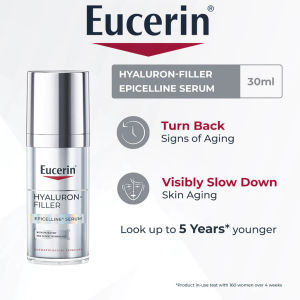 New Store Promo Eucerin Hyaluron-Filler Epicelline Serum 30ml Target Deep Wrinkles & Loose Skin Plump Smooth Complexion Anti-Aging Firming Facial Serum