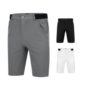PGM Golf Trousers Mens Shorts Golf Breathable Quick-Dry Shorts Summer Thin Fit High Elastic Trouser Sportswear Male Golf Short Pants