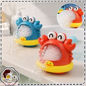 Bath Bubble Maker Cartoon Crab Shark Bubble Blower Shower Bathtub Toy For Boys Girls