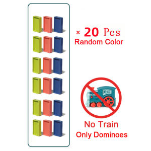 FUNToy Mainan Domino Train / Mainan Edukasi Anak Penyusun Kereta Api Domino Train Listrik Kereta Domino Set
