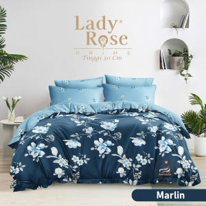 Bed Cover Lady Rose King Size 180x200 Terbaru - Premium Tidak Luntur Halus Lembut dan Original