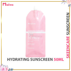 SkeenCare Hydrating Tinted Sunscreen Cream SPF50 Make Up Primer Sun Protection Whitening Exfoliating Moisturizing Sunshield Sunblock Face Body Moisturizer Beauty Skin Care Glycerin Pekas Melasma Blemishes Dark Spots Wrinkles Facial Cream For Men & Women
