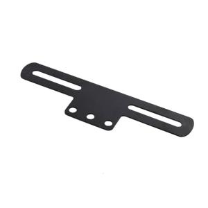 Versatile Secure Motorbike Number Plate Mount Holder with Integrated Tail Light Support Adjustable Fixture Metal Design