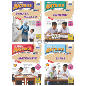 [4 IN 1] Modul Matriks Pembelajaran Tahun 4 MPT4 Fargoes - BM BI MT SC: Mathematics English Bahasa Melayu Sains