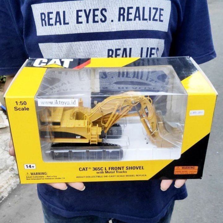 Diecast Miniatur Alat Berat Konstruksi Hydraulic Excavator Front