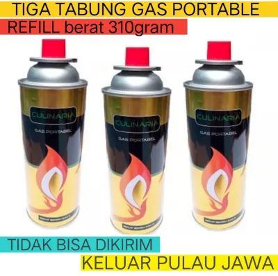 GAS PORTABLE KALENG REFILL ISI 3 KALENG