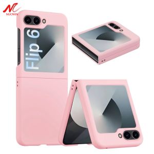 Ultra Thin Liquid PC Case for Samsung Galaxy Z Flip 8 4 5 6 7 Flip7 ZFlip6 Flip8 Slim Matte Phone Cover for Samsung ZFlip 8 6 7